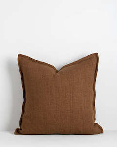 Flaxmill Cushion Feather Inner - Pecan 50 x50cm