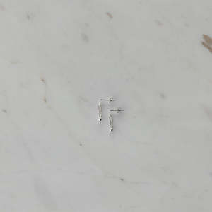 Mini Link Studs - Silver