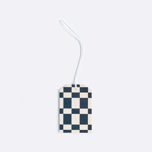 Gift Tag - Checkers Navy