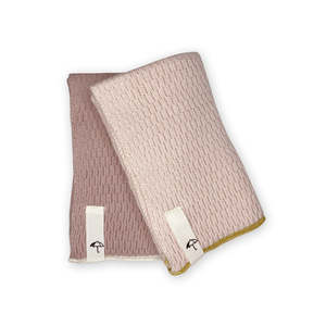 Wash Cloth Set - Wood Rose