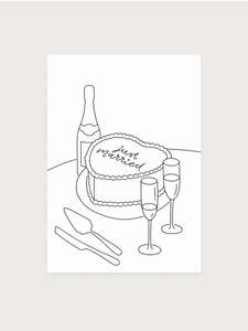 Lifestyle: Postcard - just married