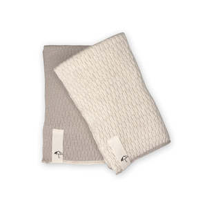 Wash Cloth Set - Shell