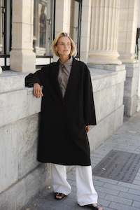 Classic Coat | Liquorice