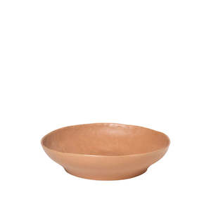Dining: BROSTE Shape Low Bowl | Camel