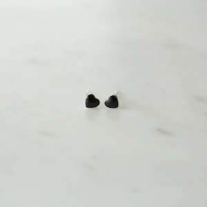 Earrings: Little Love Studs - Silver