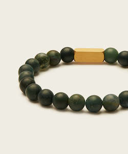 Jewellery: Abundant Beginnings Bracelet with Moss Agate