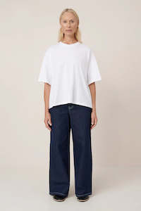 Oversized Boxy Tee | White