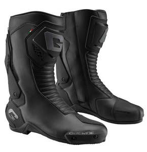 Motorcycle Road Boots: Gaerne G.RS Black - Racing