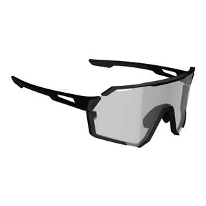 Sunglasses: Leatt RideViz Pro Sunglasses - Black Iriz Silver 17 VLT