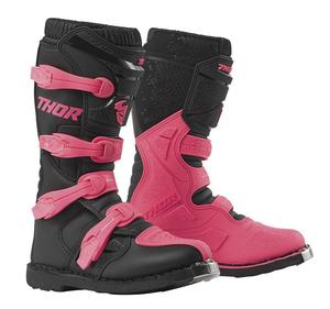 Motorcycle Boot Parts: THOR MX BUCKLE BOOT THOR BLITZ XP WOMEN PINK