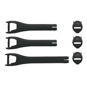 Motorcycle Boot Parts: THOR MX STRAP KIT BLITZ XR BK/WH