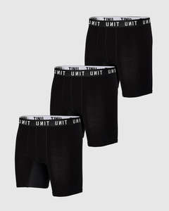Adult Underwear: Unit Mens Mid-Length Bamboo Trunk Underwear - 3 Pack