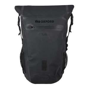 Backpacks: Oxford Backpack Aqua B25 - Black / Grey