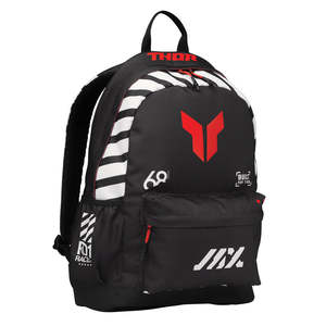 Backpacks: THOR MX BACKPACK VARSITY BLACK/CORAL