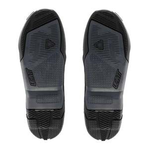 Motorcycle Boot Parts: Leatt 4.5 / 5.5 Enduro Sole (Pair) - Black / White