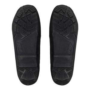 Motorcycle Boot Parts: Leatt Sole 4.5/5.5 Enduro/HydraDri/ADV 8.5 Pair - Black