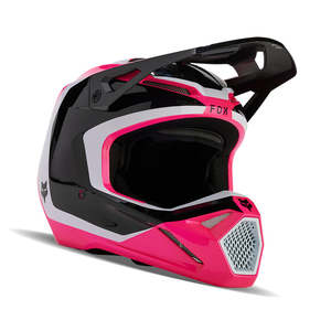 FOX YOUTH V1 NITRO HELMET (BLK/PINK)