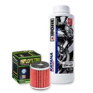 Motorcycle Oils Lubricants: IPONE & HIFLO Oil Change Kit - Yamaha