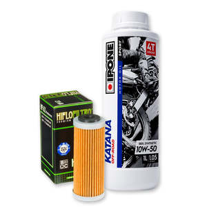 IPONE & HIFLO Oil Change Kit - KTM