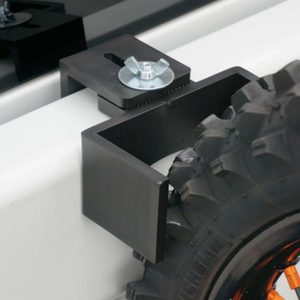 TIRE WEDGE WHEEL GUIDE HOLDER - MOTOR/MOUNTAIN BIKE DESIGNED TO STOP FRONT TIRE &hellip;