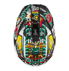 Motocross Helmets: O'Neal 3SRS INKED Helmet - Multi