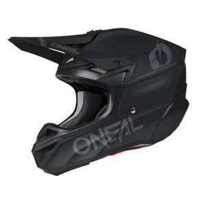 Motocross Helmets: O'Neal 5SRS BLACKOUT Helmet - Black