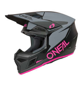 O'Neal 3SRS SOLID Helmet - Pink/Grey/Black