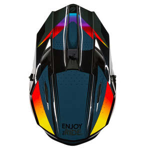 Motocross Helmets: O'Neal 1SRS RC Helmet - Black/Multi