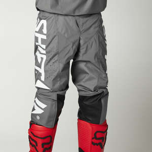 SHIFT WHITE LABEL TRAC PANTS [GREY/WHITE] 30