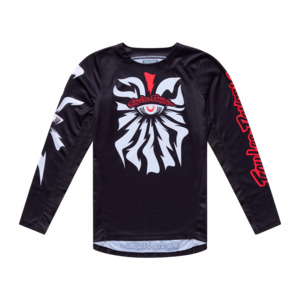 Motocross Jerseys Jackets: YOUTH GP PRO JERSEY CYCLOPS BLACK / NEO RED
