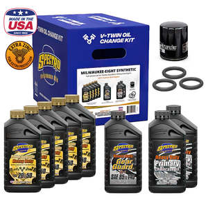 Motorcycle Oils Lubricants: SPECTRO M8 Synthetic Service Kit