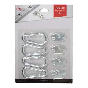 Tie Downs Fork Support: Ace Bikes Flexi Rail - Rail Expansion Set (4 Pack)