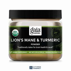 GaiaPro Lion’s Mane & Turmeric Powder (formerly Mind Spring™)