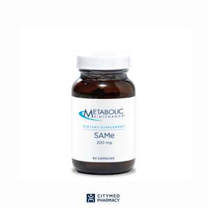 Metabolic Maintenance: Metabolic Maintenance SAMe 200mg
(exp. 9–12 months)