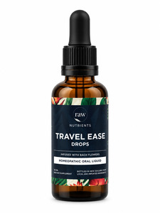 Raw Nutrients Travel Ease Drops - Infused with Bach Flowers