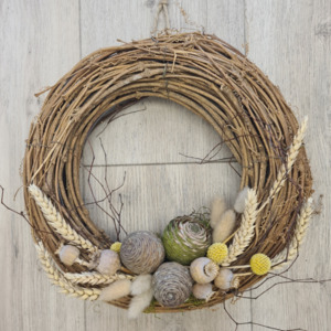 Rustic Dried Flower Wreath