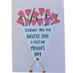 Mothers Day Flowers Giftbaskets Christchurch: Sending Biggest Love Greeting Card