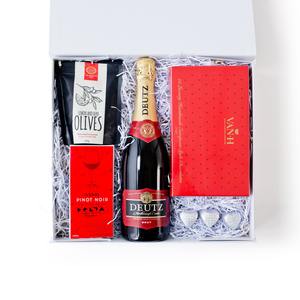Liquor Gift Baskets Gift Boxes: Deutz Gift Box