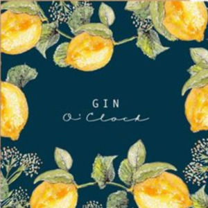 Liquor Gift Baskets Gift Boxes: Gin 'O'Clock Card