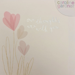 Products: Our Thoughts Are With You Sympathy Card