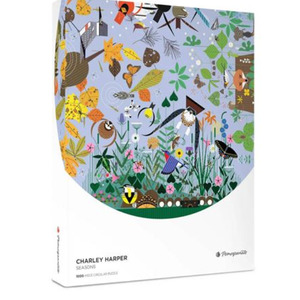 Products: Charley Harper Circular Puzzle.