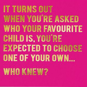 Products: Favourite Child Greeting Card
