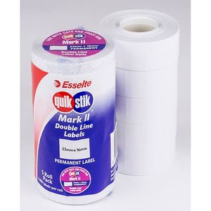 Quikstik Price Gun Labels Mkii White Per