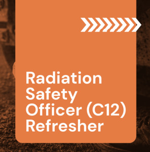 Products: Radiation Safety Officer (RSO) Refresher – C12