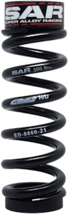 Super Alloy Racing: 500lbs DH 57.5mm - 76mm Stroke, Rear Shock Spring:
