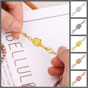 Bracelets: Cheeky Crafter Little Rosebud Clip-On Magnetic Clasp