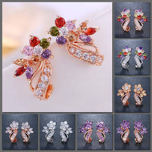 Bijoux Comet Crystal Stud Earrings