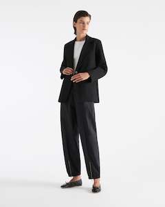 Mela Purdie Black Shaped Blazer