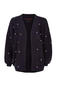 Cooper Bead of Doubt Cardigan - Navy