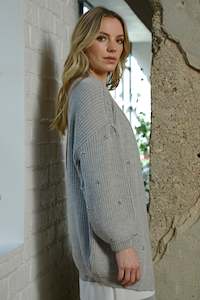 Cooper 1: Cooper Bead of Doubt Cardigan - Grey Marle